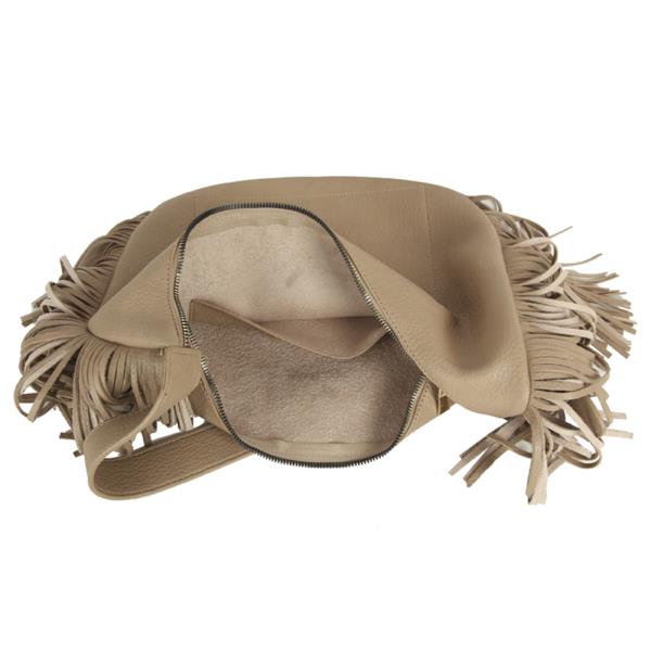 CHIC FRINGE SHOULDER HOBO BAG