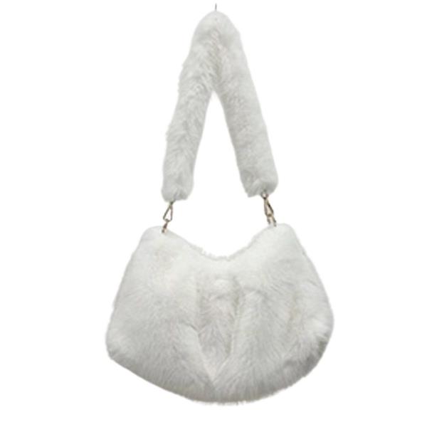 FAUX FUR CROSSBODY BAG