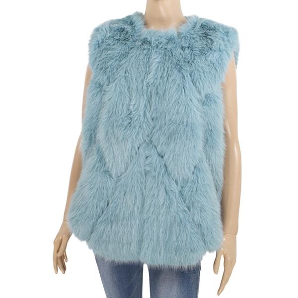 FAUX FUR SLEEVELESS VEST
