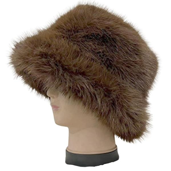 FAUX FUR BUCKET HAT
