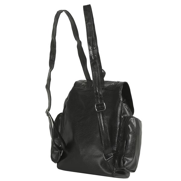 STUDDED CROSS DESIGN BACKPACK