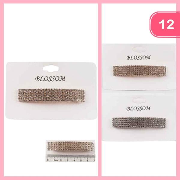 RHINESTONE HAIR PIN (12 UNITS)