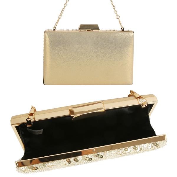 SEQUIN DESIGN EVENING CROSSBODY BAG