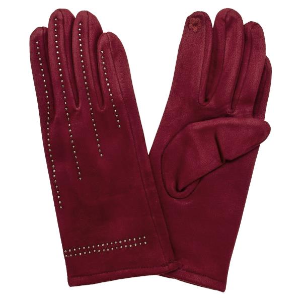 VITANGE STUDDED SOFT GLOVES
