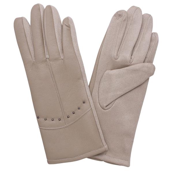 SMOOTH STUDDED GLOVES