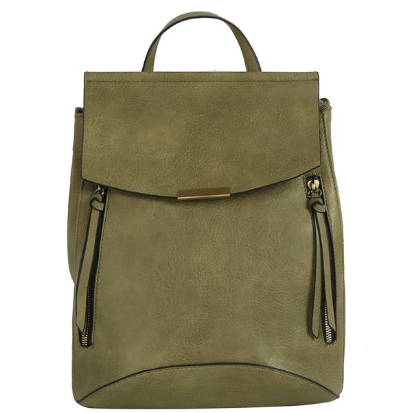 PLAIN FASHION CONVERTIBLE TRAVEL BACKPACK