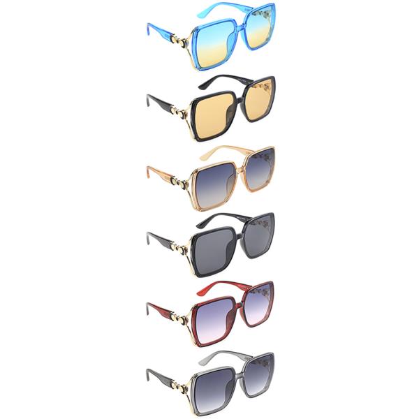 SQUARED STYLISH SUNGLASSES 1DZ