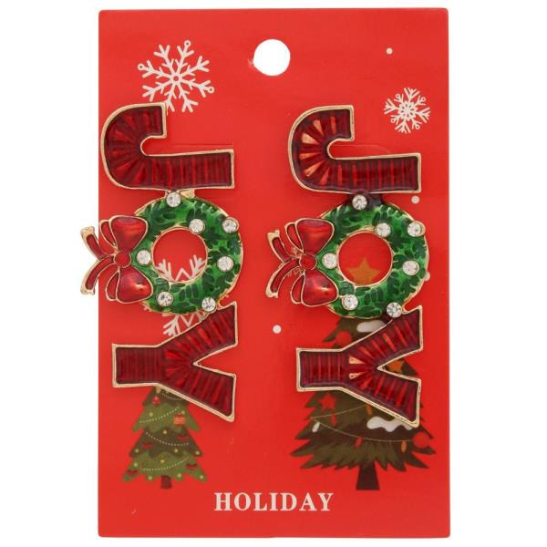 CHRISTMAS JOY EARRING SET