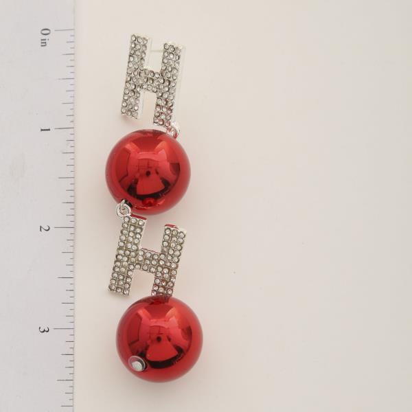 CHRISTMAS HO HO DANGLE EARRING