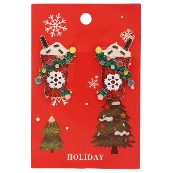 CHRISTMAS LATTE EARRING
