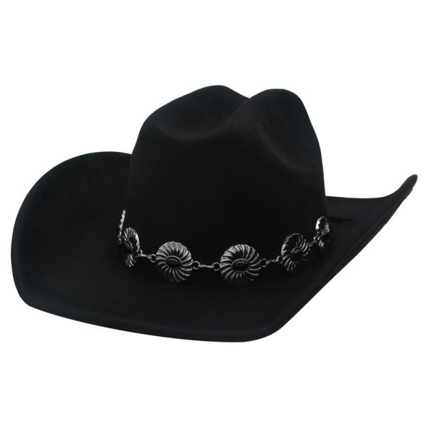 CONCHO BAND WESTERN COWBOY HAT
