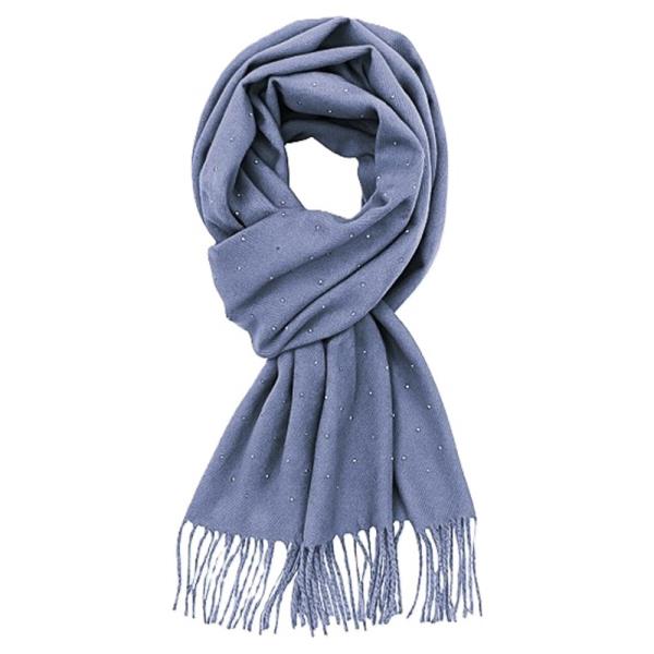 PEARL ACCENT FRINGE OBLONG SCARF