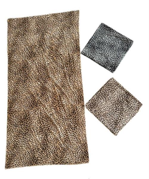 LEOPARD OBLONG SCARF