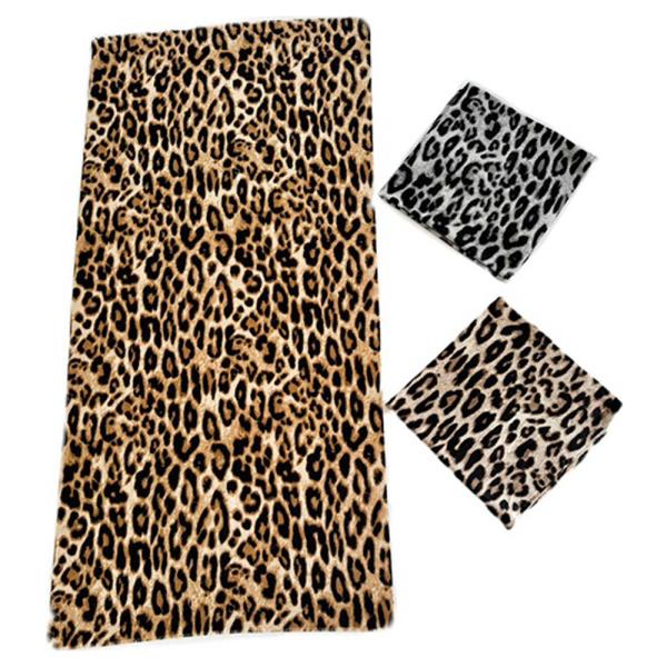 LEOPARD OBLONG SCARF