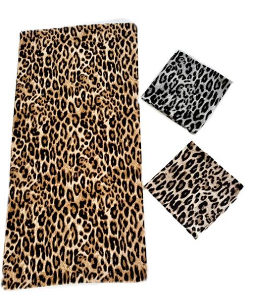 LEOPARD OBLONG SCARF
