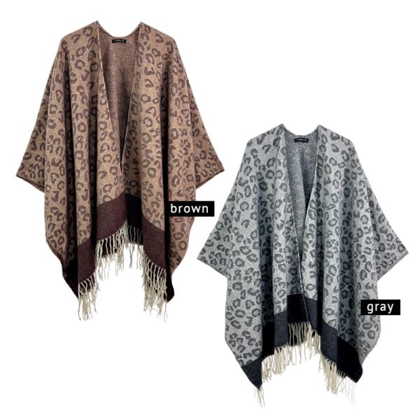 LEOPARD PRINT KIMONO