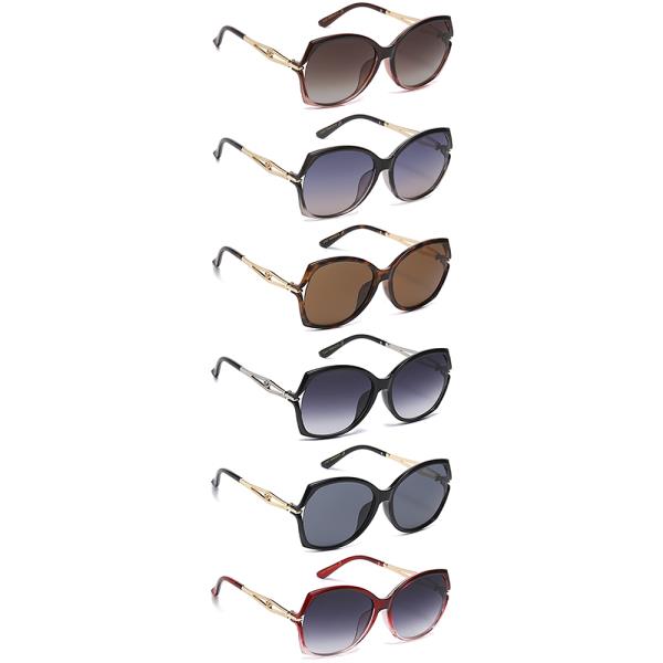 CHIC MINI HEART METAL DETAIL BUTTERFLY SUNGLASSES 1DZ