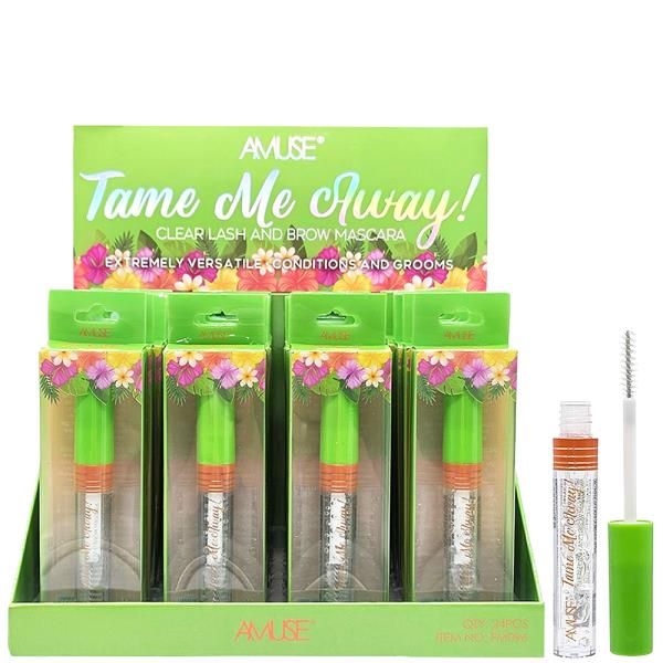 AMUSE TAME ME AWAY CLEAR LASH AND BROW MASCARA (24 UNITS)