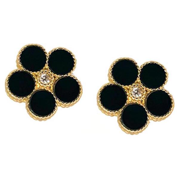 FLOWER POST EARRING
