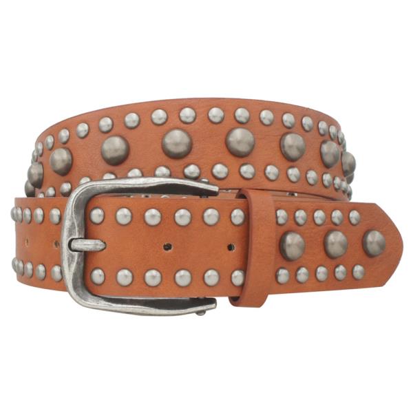 CLASSIC HERITAGE STUDDED IRREGULAR BUCKLE BELT
