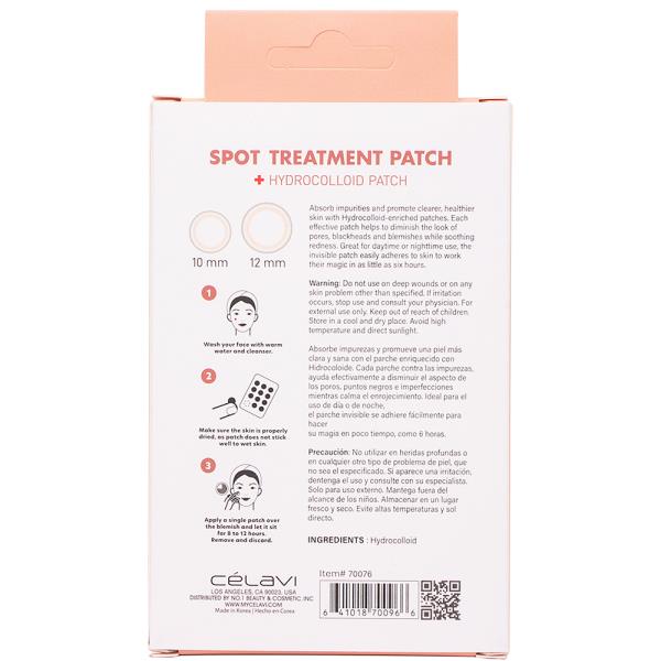 CELAVI SPOT TREATMENT 48 CLEAR HYDROCOLLOID PATCHES