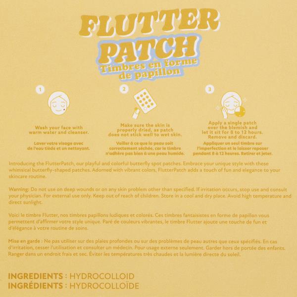 CELAVI FLUTTER HYDROCOLLOID BUTTERFLY 72 PATCHES