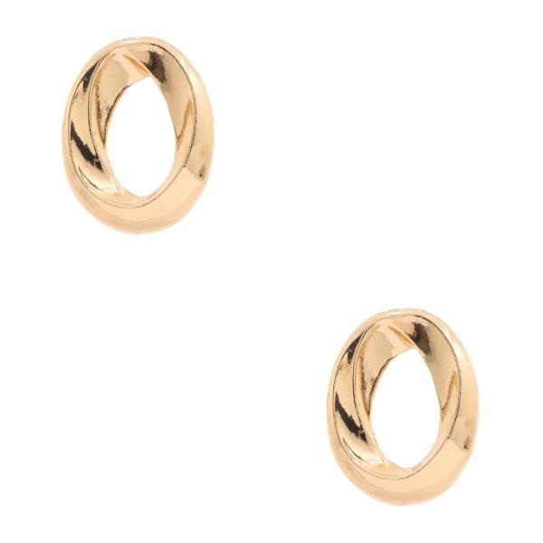 SDJ METAL ROUND EARRING