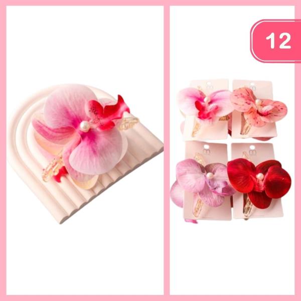 ORCHID PEARL CLAW CLIP (12 UNITS)