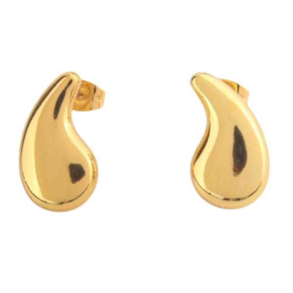 STAINLESS STEEL TEARDROP POST EARRING
