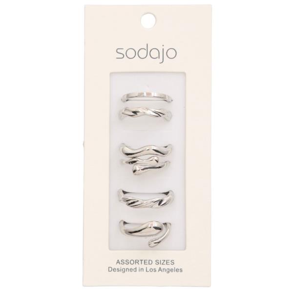 SODAJO METAL ASSORTED RING SET