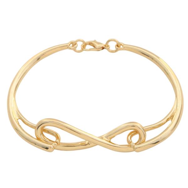 SODAJO BOW METAL GOLD DIPPED BRACELET