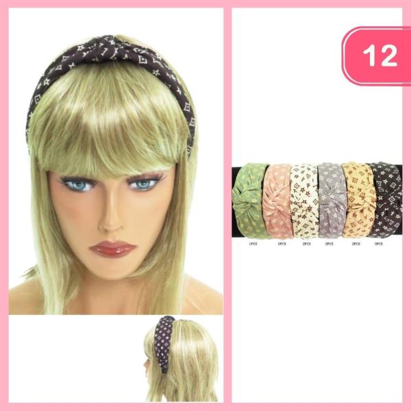 THICK KNOTTED HEADBAND (12 UNITS)