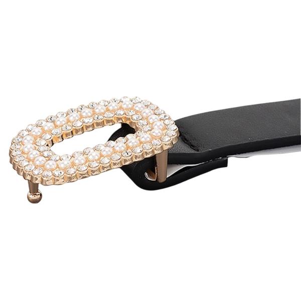 PEARL & RHINESTONE LAYERED BELT