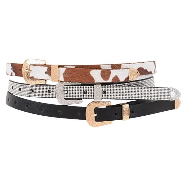 MULTI DESIGN BELT 3 PC SET
