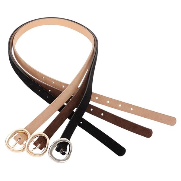 CLASSIC OVAL BUCKLE BELT TRIO