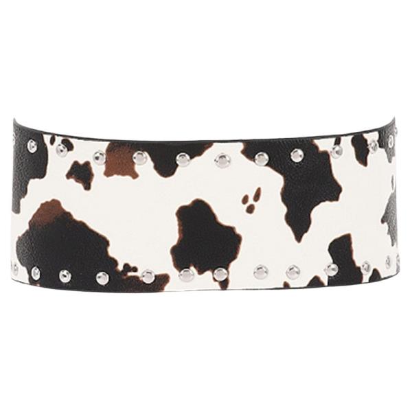 STUDDED BUCKLE WAIST BELT