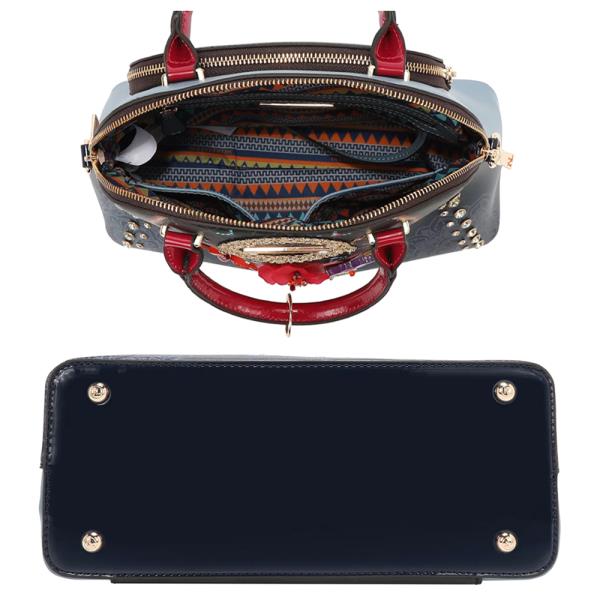 NICOLE LEE DREAM COMES TRUE DOME SATCHEL BAG