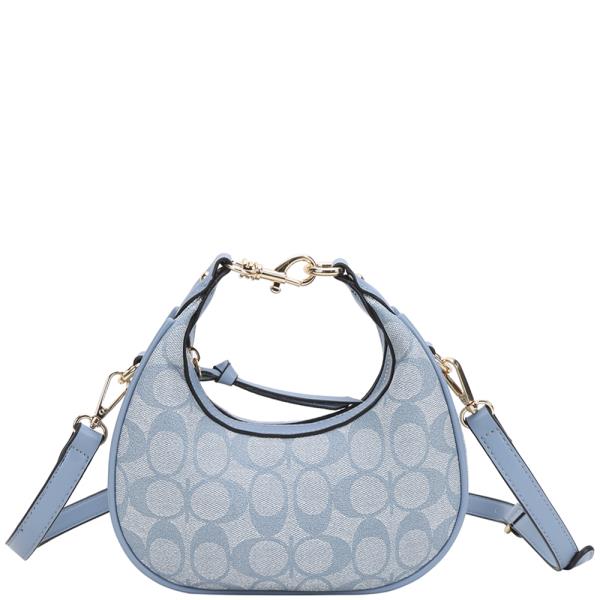 OVAL PRINT DESIGN CROSSBODY BAG