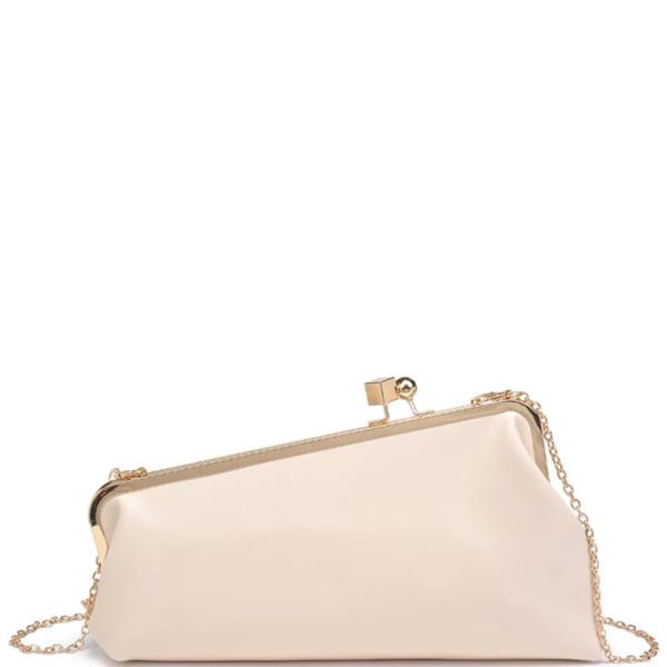 STYLISH ASYMMETRICAL DESIGN HELENA CLUTCH BAG