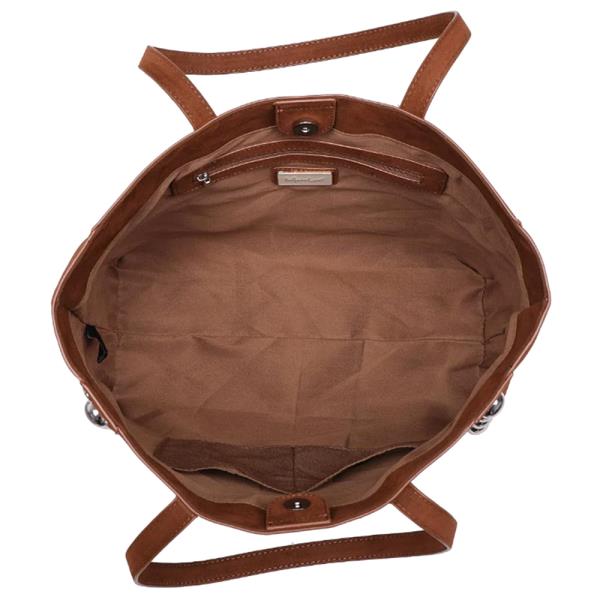 MODERN GROMMET AND STUD KARLI TOTE BAG