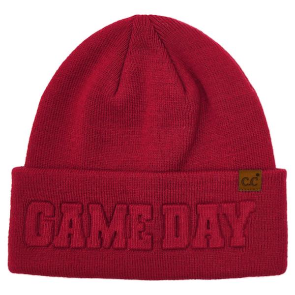 CC GAME DAY EMBOSSED CUFF BEANIE