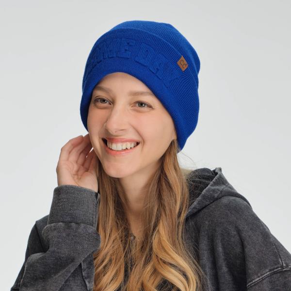 CC GAME DAY EMBOSSED CUFF BEANIE