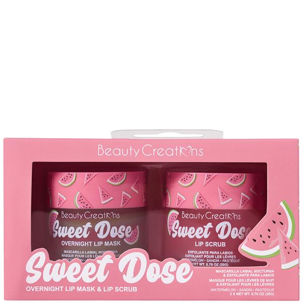 BEAUTY CREATIONS SWEET DOSE OVERNIGHT LIP MASK AND SCRUB WATERMELON