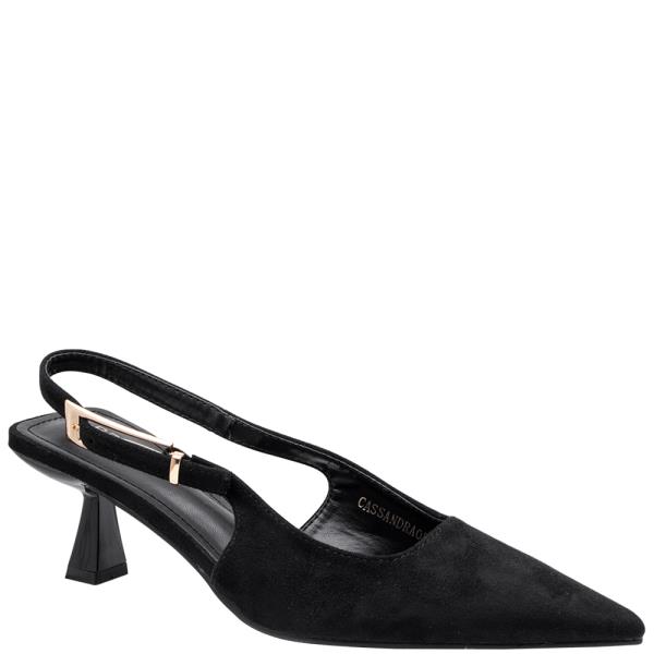 FAUX SUEDE SLINGBACK KITTEN HEEL 12 PAIRS