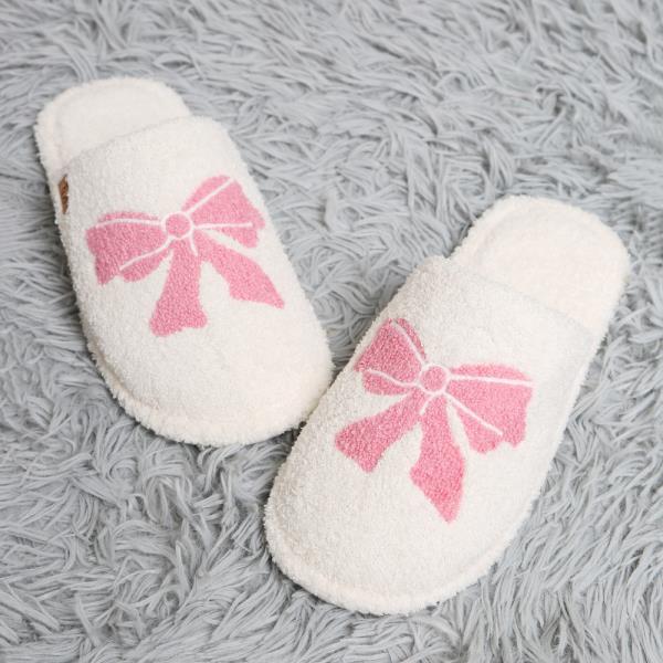 RIBBON EMBROIDERED SLIPPERS  - SM SIZE