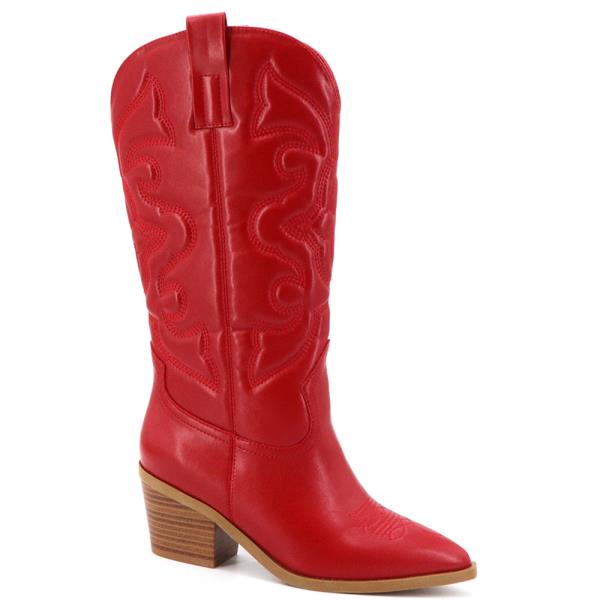 MIDCALF WESTERN BOOTS 12 PAIRS