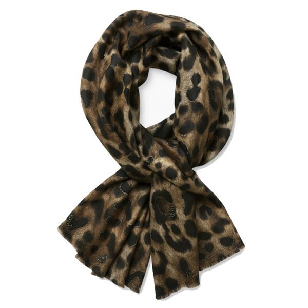 LEOPARD OBLONG SCARF