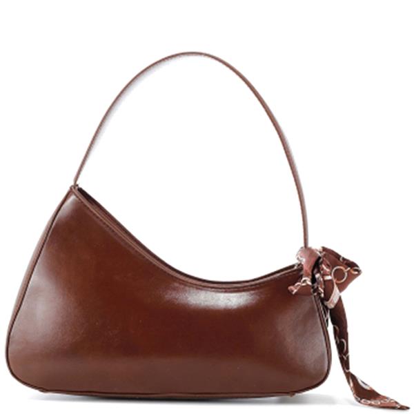 CHIC SCARF CURVE SHOULDER BAG