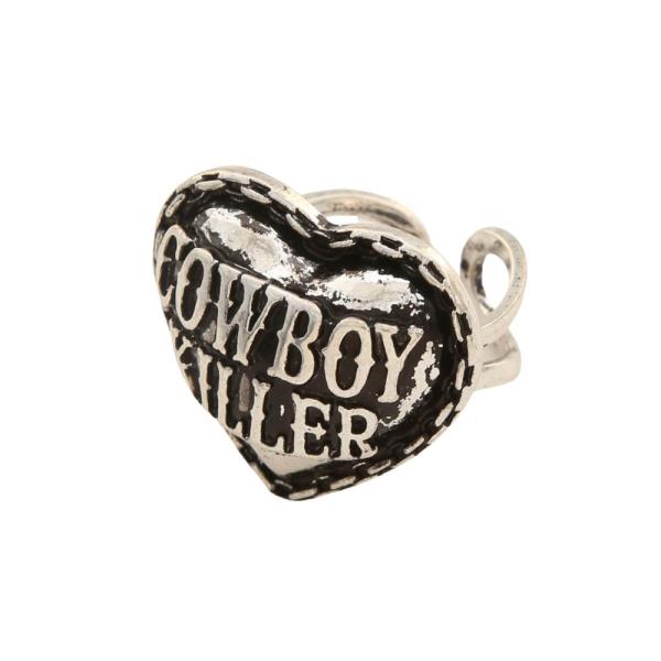 HEART SHAPE COWBOY METAL RING