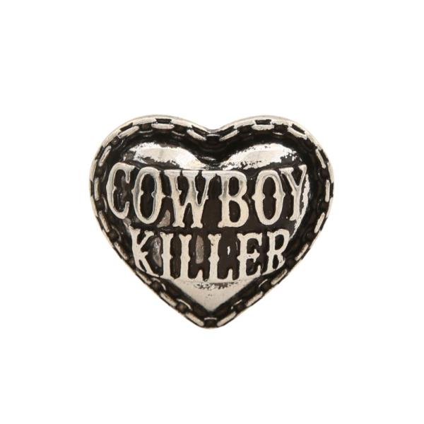 HEART SHAPE COWBOY METAL RING